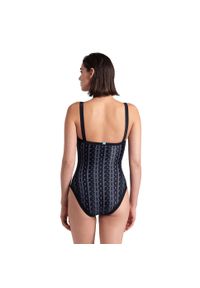 Strój kąpielowy damski treningowy Arena Women's Monogram Black. Kolor: czarny