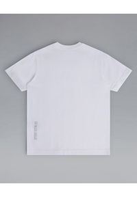 DSQUARED2 KIDS - Biały t-shirt 4-16 lat. Okazja: na uczelnię, na spacer. Kolor: biały. Materiał: bawełna. Wzór: nadruk. Sezon: lato