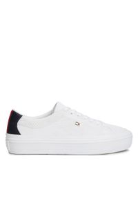 TOMMY HILFIGER - Tommy Hilfiger Sneakersy Vulc Monotype Sneaker FW0FW07675 Biały. Kolor: biały