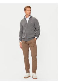 GANT - Gant Sweter 8030164 Szary Regular Fit. Kolor: szary. Materiał: bawełna #4