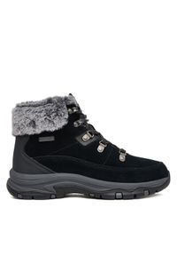 skechers - Skechers Trekkingi Trego 167882/BLK Czarny. Kolor: czarny. Materiał: zamsz, skóra
