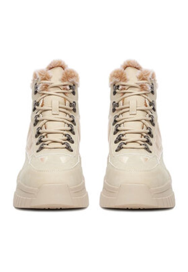 DeeZee Trzewiki HX24021-1 Beżowy. Kolor: beżowy. Materiał: materiał