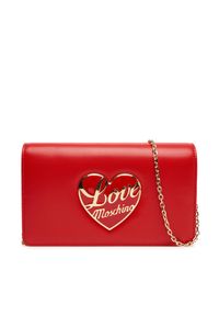 Love Moschino - Torebka LOVE MOSCHINO. Kolor: czerwony