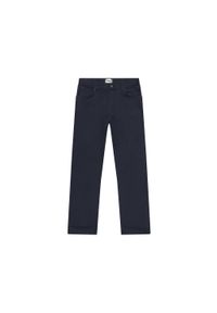 Wrangler - WRANGLER MĘSKIE SPODNIE MATERIAŁOWE TEXAS DARK NAVY 112356791 W121012239. Materiał: materiał #3