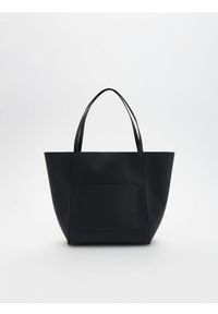 Reserved - Torebka shopper - czarny. Kolor: czarny. Materiał: skórzane #1