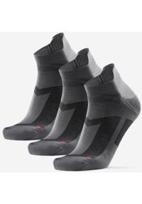 ZEAGLE - Zestaw 3 Danych Skarpet Sportowych z Niskim Cięciem - Szare 43-47. Kolor: szary. Materiał: poliester, poliamid, elastan. Sport: bieganie #1