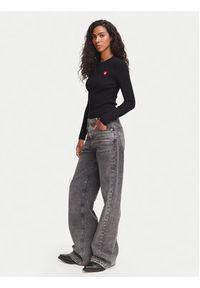 Hugo - HUGO Sweter Sarpha 50554317 Czarny Slim Fit. Kolor: czarny. Materiał: wiskoza #5