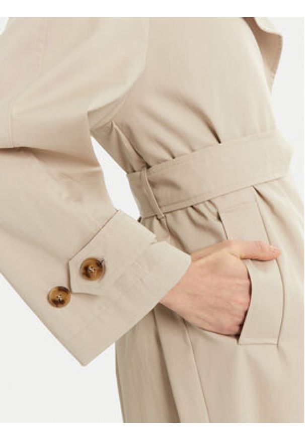 Marella Trencz Grolla 2513021051 Beżowy Regular Fit. Kolor: beżowy. Materiał: bawełna