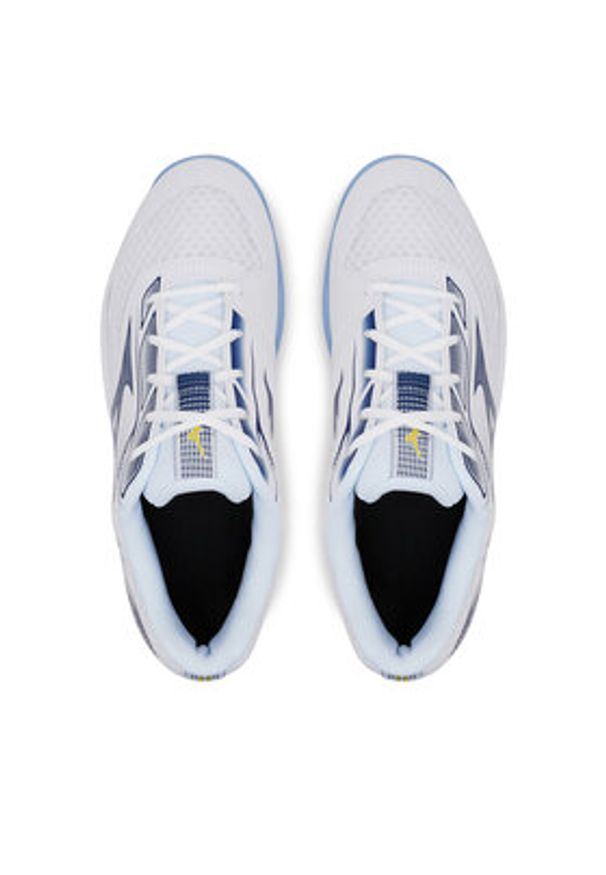 Mizuno Buty halowe Cyclone Speed 5 V1GA2580 Biały. Kolor: biały. Materiał: materiał