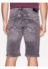 Pepe Jeans Szorty jeansowe Jack Short PM801022UG0 Szary Regular Fit. Kolor: szary. Materiał: jeans, bawełna