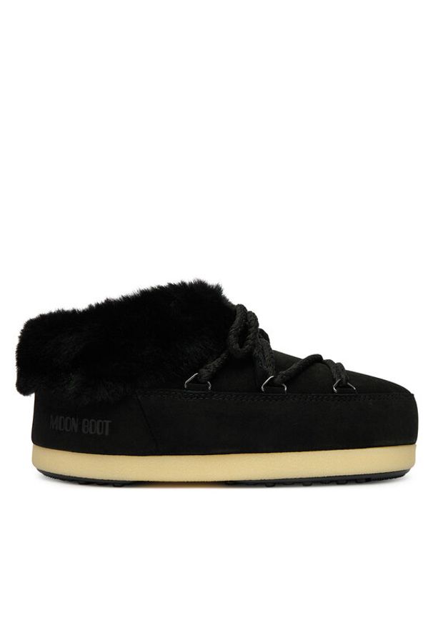 Moon Boot Śniegowce Mb Evx Mule Suede 80D1470090 Czarny. Kolor: czarny. Materiał: skóra, zamsz