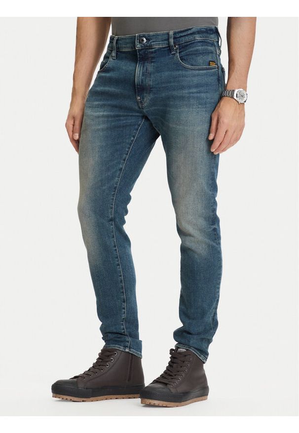 G-Star RAW - G-Star Raw Jeansy Revend D20071-D634 Niebieski Skinny Fit. Kolor: niebieski