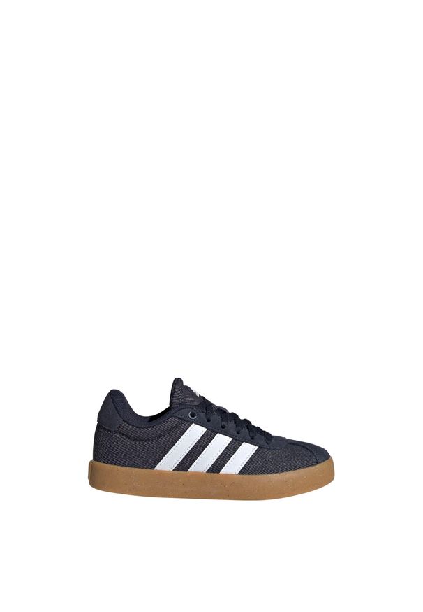 Adidas - Buty dla dzieci VL Court 3.0. Kolor: biały, wielokolorowy, niebieski, brązowy