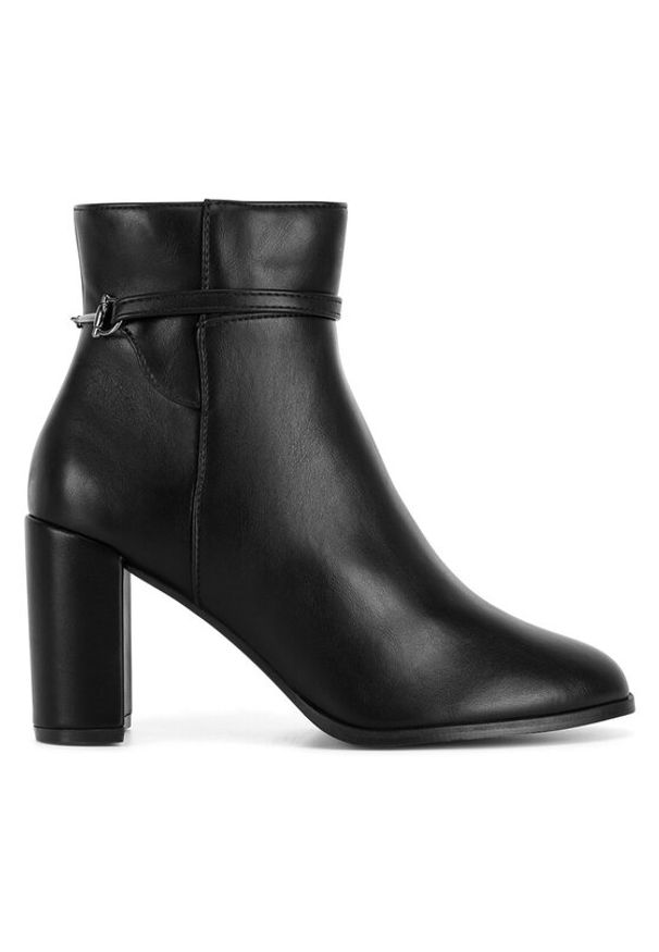 Clara Barson Botki WYL3920-1 Czarny. Kolor: czarny. Materiał: materiał