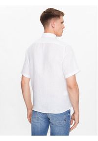 BOSS - Boss Koszula 50489345 Biały Regular Fit. Kolor: biały. Materiał: len #4