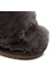 Mou Klapki Sheepskin Fur Slide Slipper FW161001L Szary. Kolor: szary. Materiał: skóra #3