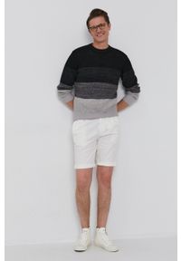Calvin Klein - Szorty. Okazja: na co dzień. Kolor: biały. Materiał: tkanina. Styl: casual #3