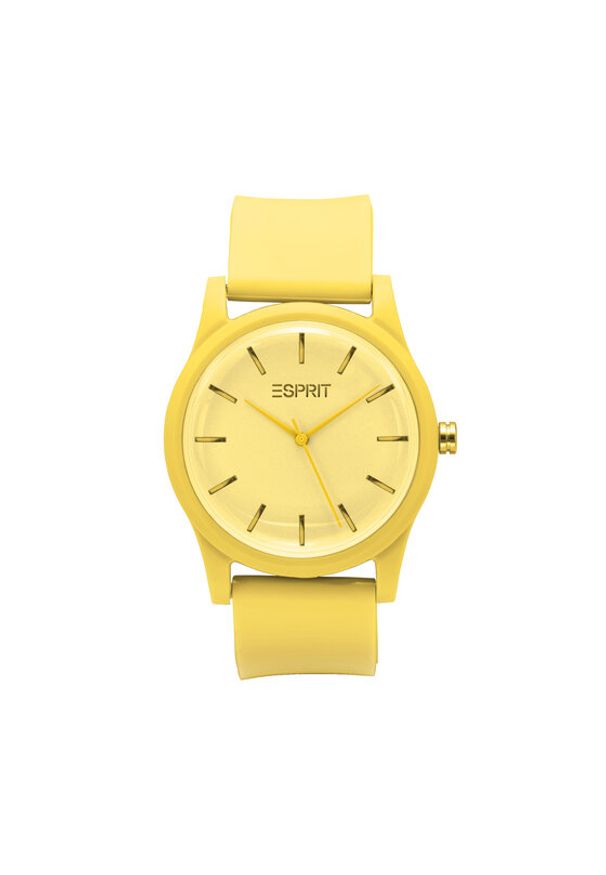 Esprit Zegarek ESLW23710SI Żółty. Kolor: żółty