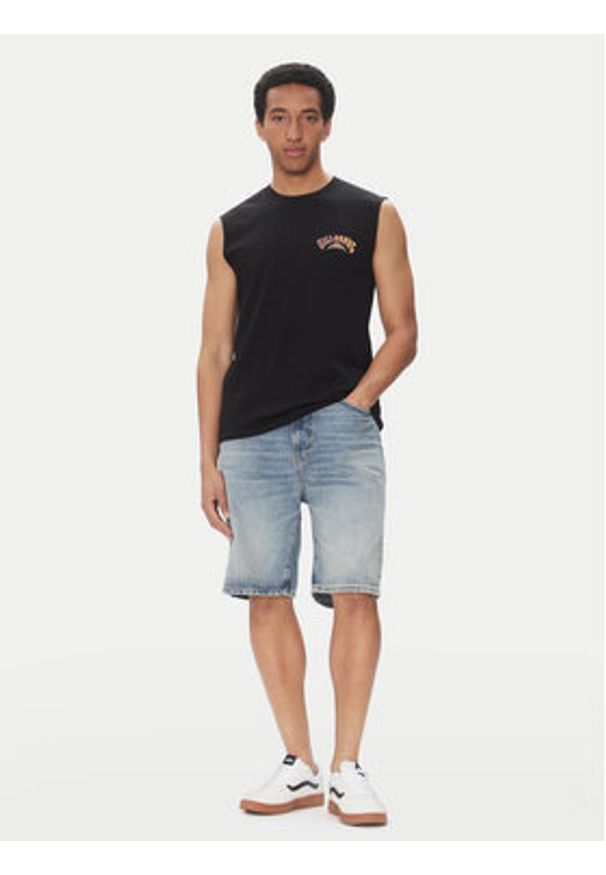 Billabong Tank top EBYZT00305 Czarny Regular Fit. Kolor: czarny. Materiał: bawełna