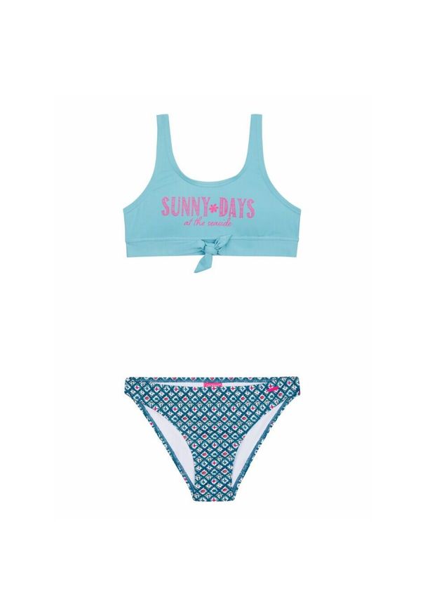 Dziewczęcy dwuczęściowy kostium kąpielowy Protest Prtnaomo. Kolor: niebieski