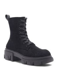 DeeZee Trzewiki WS5598-23 Czarny. Kolor: czarny. Materiał: materiał #3