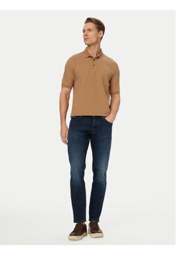Bugatti Jeansy 3108D-16671E Granatowy Slim Fit. Kolor: niebieski