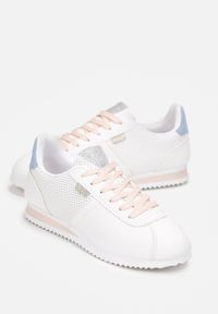 Renee - Białe Sneakersy z Przeszyciami Phyrise. Kolor: biały #3