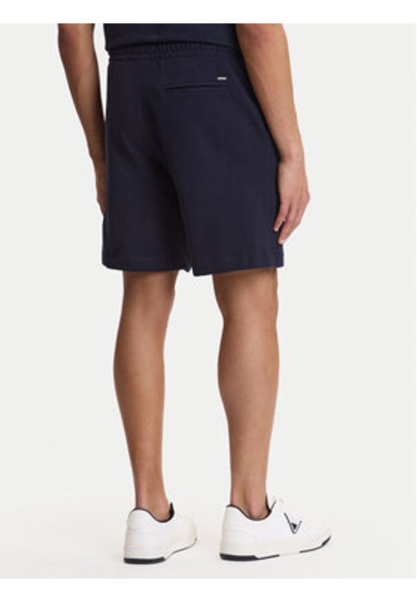 Guess Szorty sportowe M6GD16 K3088 Granatowy Regular Fit. Kolor: niebieski. Materiał: bawełna. Styl: sportowy