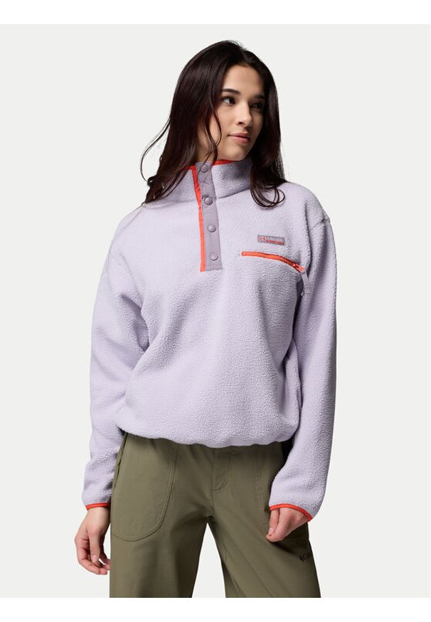 columbia - Columbia Polar Helvetia™ II 2092231 Fioletowy Regular Fit. Kolor: fioletowy. Materiał: syntetyk