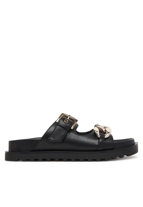 Klapki Guess. Kolor: czarny