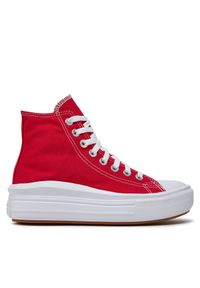 Trampki Converse. Kolor: czerwony. Materiał: guma