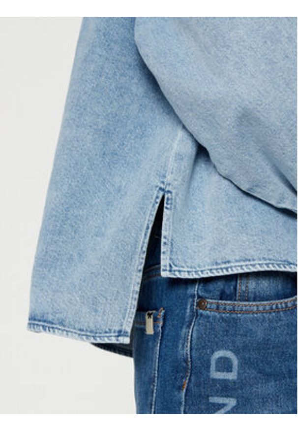 Weekend Max Mara Koszula jeansowa Zemira 2515111151 Niebieski Boxy Fit. Kolor: niebieski. Materiał: bawełna
