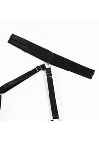 Intica - Komplet bielizny z frędzlami na romantyczne wieczory Ferrina. Kolor: czarny. Materiał: materiał #4