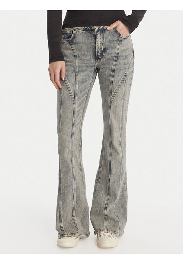 Guess Jeansy W6RA2 WD6671 Niebieski. Kolor: niebieski