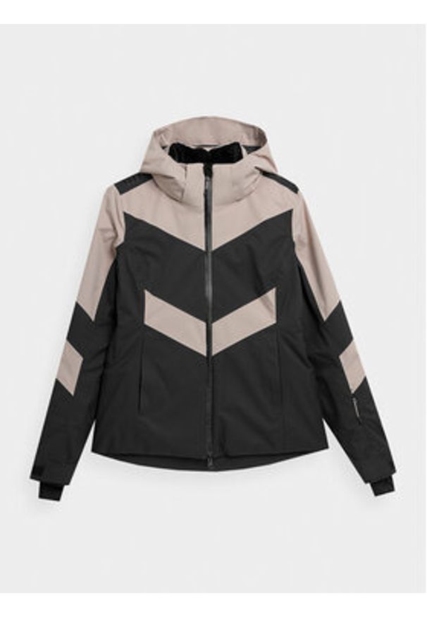 4f - 4F Kurtka narciarska 4FAW23TTJAF338 Beżowy Slim Fit. Kolor: beżowy. Materiał: syntetyk. Sport: narciarstwo