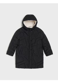 Sinsay - Kurtka ocieplana z kapturem - różowy. Typ kołnierza: kaptur. Kolor: różowy