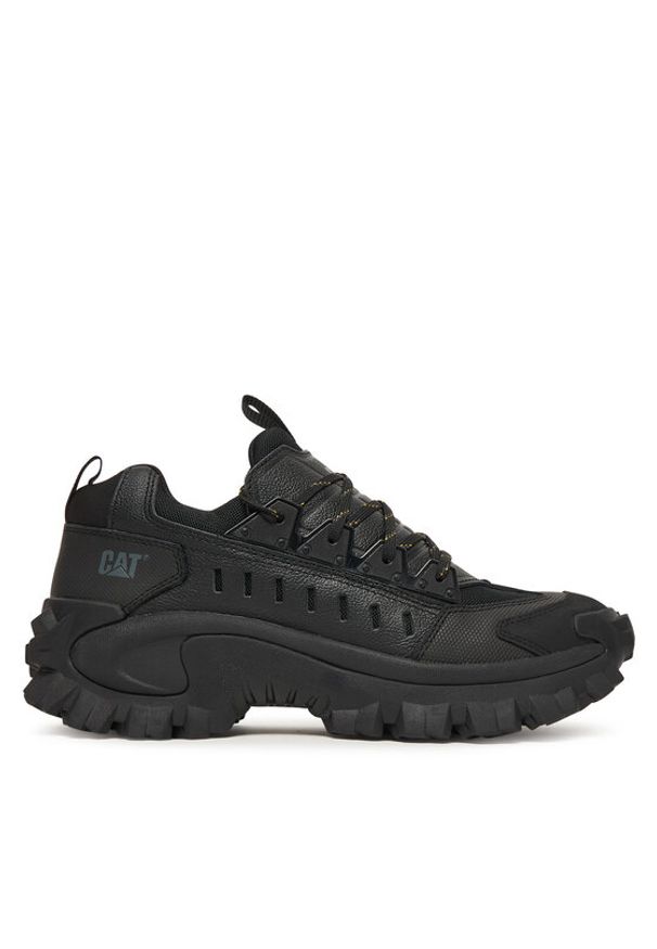 CAT Footwear Sneakersy Intruder Met P726244 Czarny. Kolor: czarny. Materiał: skóra