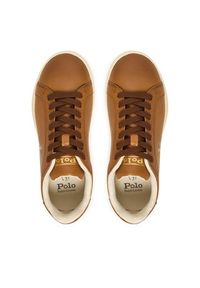 Polo Ralph Lauren Sneakersy Hrt Ct II 809845110005 Brązowy. Kolor: brązowy. Materiał: skóra #2