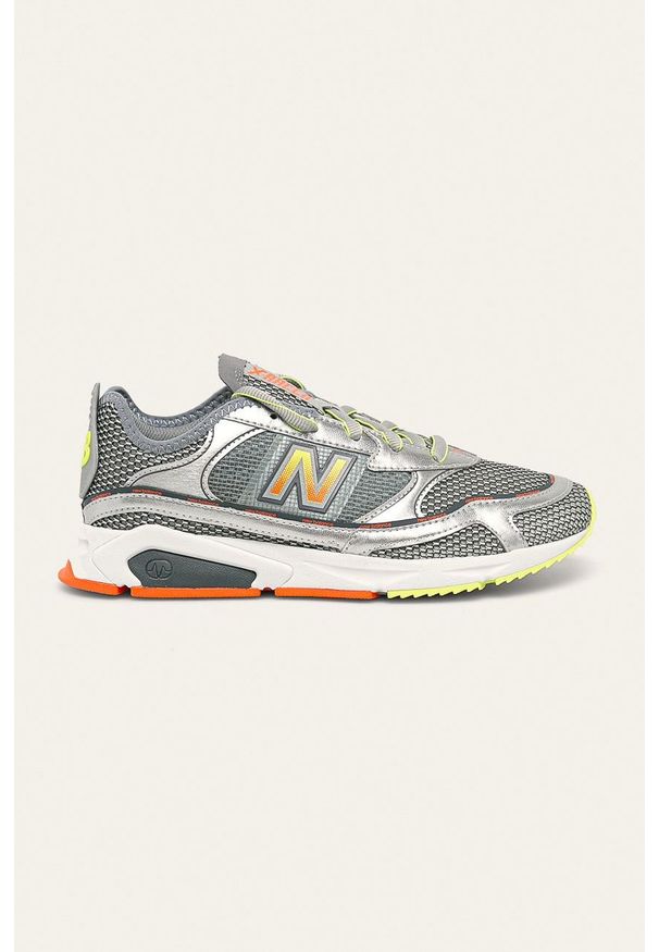 New Balance - Buty MSXRCSNB. Nosek buta: okrągły. Zapięcie: sznurówki. Kolor: szary. Materiał: skóra