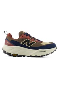 Buty męskie New Balance Fresh Foam X Hierro Trek MHIET5D9 – brązowe. Kolor: brązowy. Materiał: zamsz. Szerokość cholewki: normalna. Sport: fitness, bieganie, turystyka piesza #1