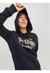 Jack & Jones - Jack&Jones Bluza Logo 12233597 Granatowy Standard Fit. Kolor: niebieski. Materiał: bawełna