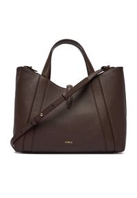 Furla Torebka Goccia Shopper Bag S WB01789 BX3353 KH 2460S Brązowy. Kolor: brązowy. Materiał: skórzane #3