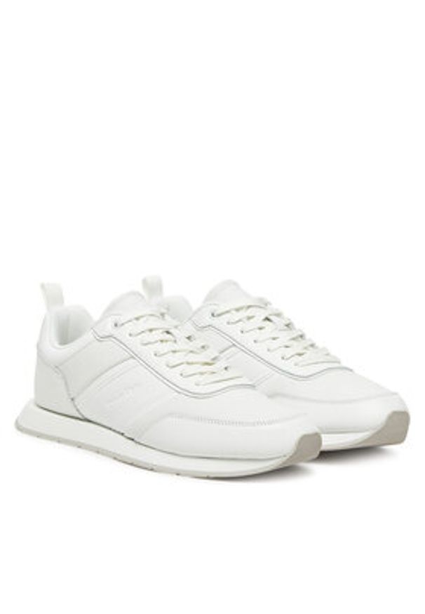 Calvin Klein Sneakersy Low Prof Runn Laceup Tape HM0HM01897 Biały. Kolor: biały. Materiał: skóra