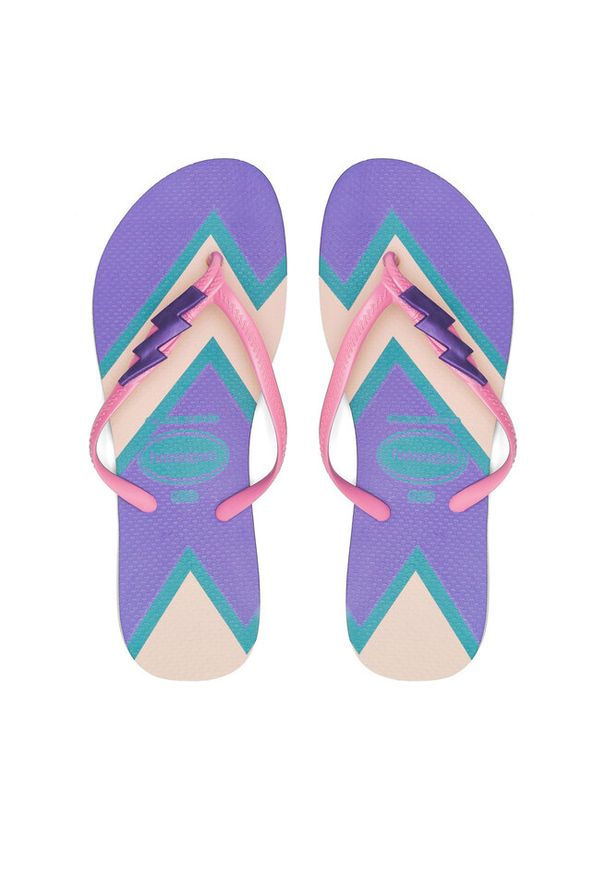 Japonki Havaianas. Wzór: kolorowy