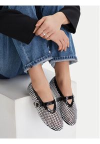 Eva Minge Baleriny EO-ROSA-0516-205 Srebrny. Kolor: srebrny. Materiał: syntetyk #5