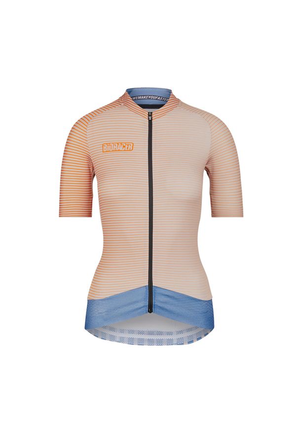 BIORACER - Damski jersey Bioracer Epic. Kolor: beżowy. Materiał: jersey. Sport: kolarstwo