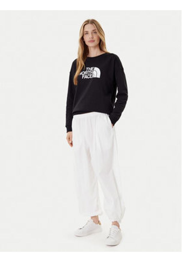 The North Face Bluza Drew Peak Crew NF0A3S4G Czarny Regular Fit. Kolor: czarny. Materiał: bawełna