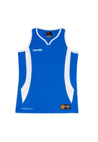 SPALDING - Damski jersey Spalding Jam. Kolor: niebieski, wielokolorowy, biały. Materiał: jersey. Sport: koszykówka #1