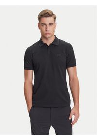BOSS Polo Paul 50506193 Czarny Slim Fit. Typ kołnierza: polo. Kolor: czarny. Materiał: bawełna