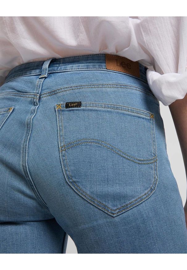 Lee - LEE MARION STRAIGHT DAMSKIE SPODNIE JEANSOWE MID CHARLY L301QDUG 112144993